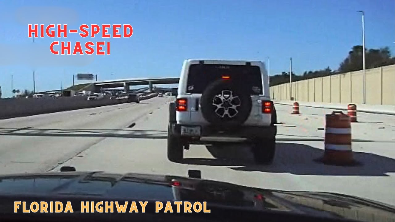 Woman in Jeep Wrangler Leads Trooper on Wild Chase | Florida Highway ...