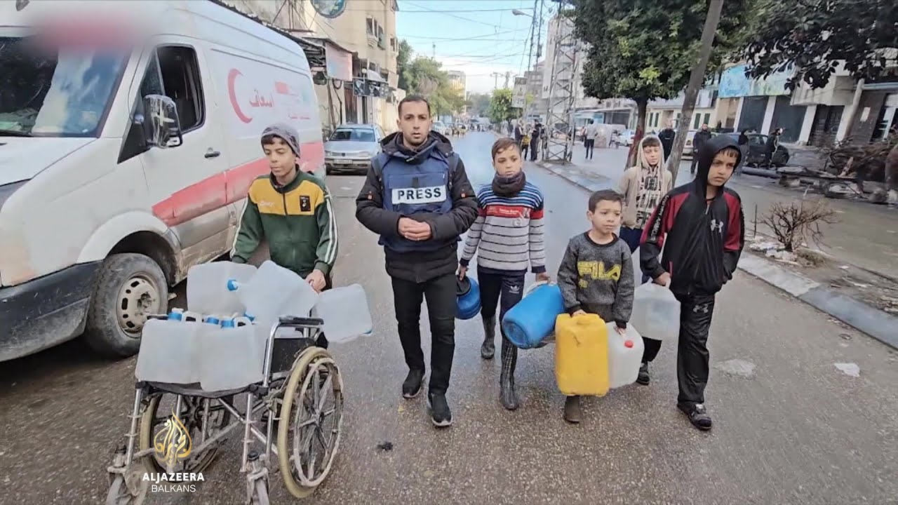 لا توجد مياه شرب في شمال قطاع غزة