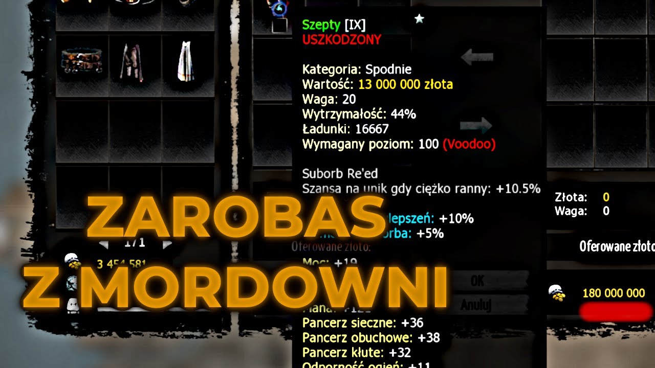 NAJBARDZIEJ OPŁACALNY sposób na MORDOWNIE - 400kk w 5h
