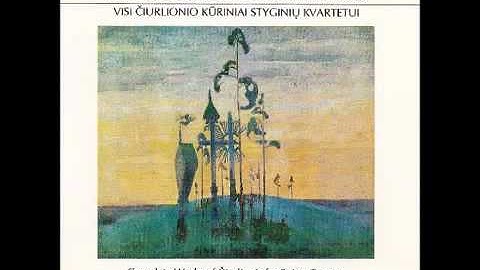 M. K. Čiurlionis - String Quartet in C minor - Allegro moderato