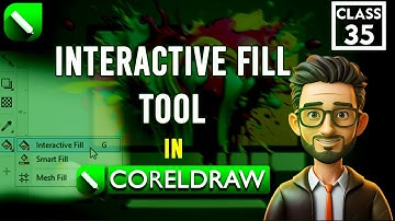 Interactive Fill Tool in CorelDraw | CorelDraw Complete Course | Class 35 | Tutorial in Hindi