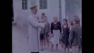 [4k, 60fps, Color] (1938) Hitler goes back to (his) school. Resimi