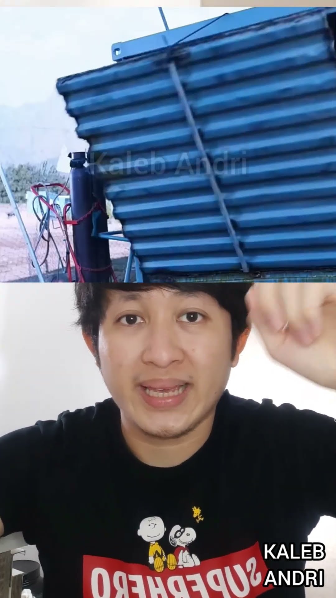 BOCIL DIBAKAR OTAK TEMANNYA MAKHLUK CACING TANAH RAKSASA | Kaleb Andri #shorts