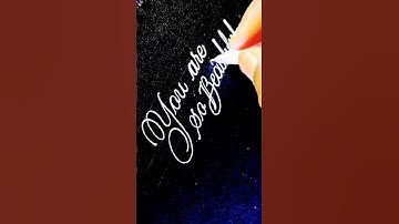 Calligraphy lettering practice ✒️ handwriting cursive letters ✍️#calligraphy #lettering #shorts