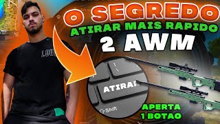 COMO ATIRAR MUITO MAIS RAPIDO DE AWM IGUAL JORDAN | NO SCOPE DE AWM  (AWM, BARRET, KAR98)