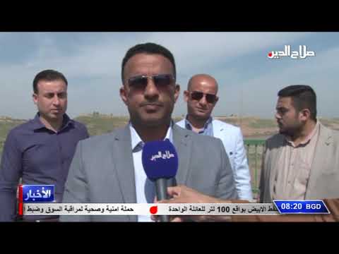 جسر الشرقاط الكونكريتي يصل للمراحل النهائية