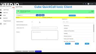 Quickionic Client Login And Make Outbound Call