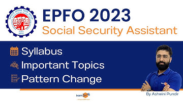 How To Crack EPFO SSA 2023 | EPFO SSA 2023 | EPFO SSA Syllabus | By Ashwini Pundir