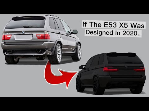 Modernizing The Bmw X5 E53..Redesign Render By @J.B.Cars Timelapse - Speed Art