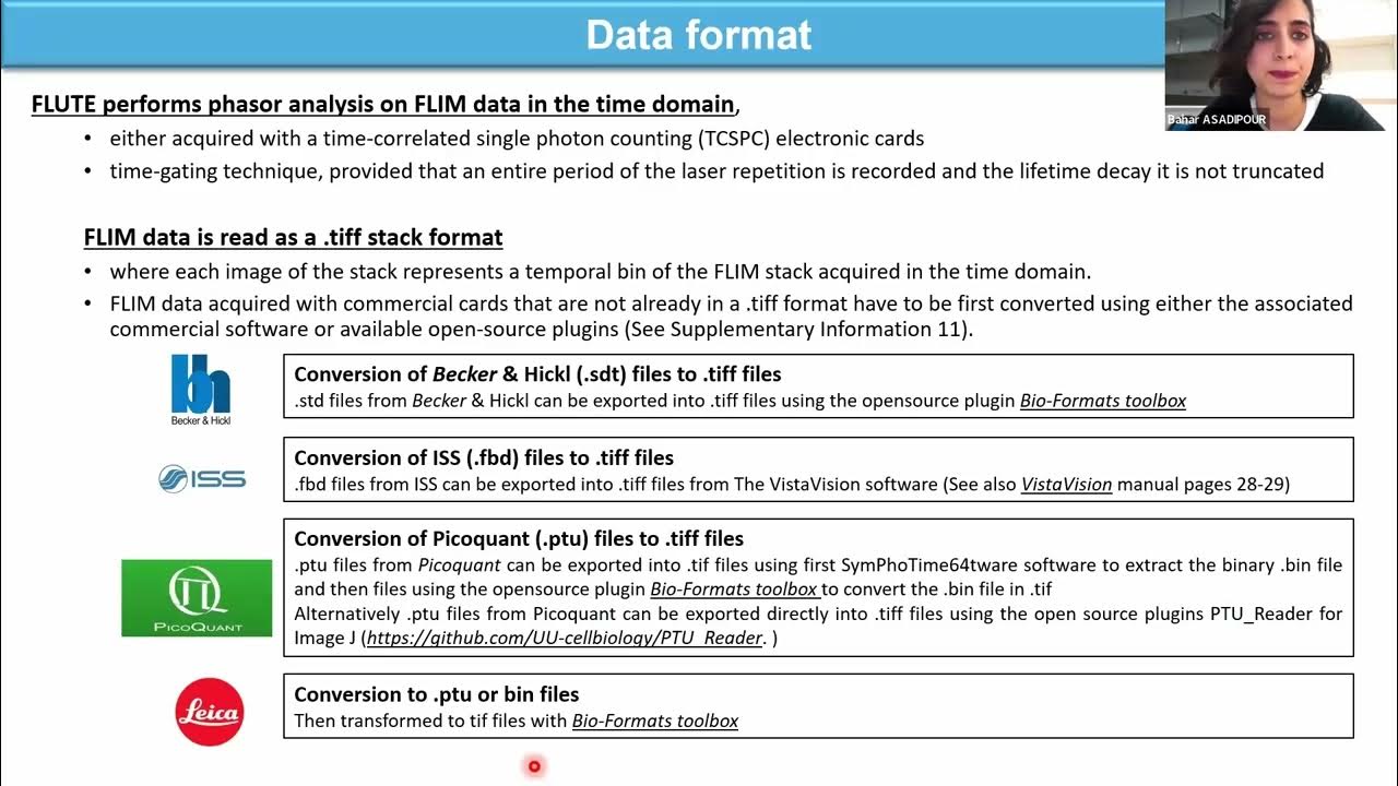 Interactive phasor analysis of FLIM data using FLUTE - YouTube