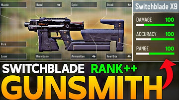 SWITCHBLADE X9 BEST GUNSMITH IN CALL OF DUTY MOBILE | COD MOBILE best SWITCHBLADE loadout|
