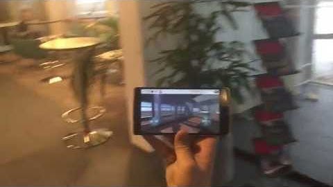 Demo of Mobile Indoor positioning system