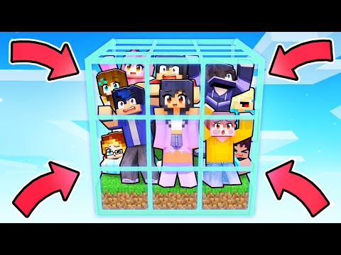 10 FRIENDS in 1 BOX in Minecraft!