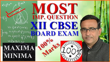Show that the altitude of the right circular cone of maximum volume..,MAXIMA& MINIMA WORD PROBLEMS