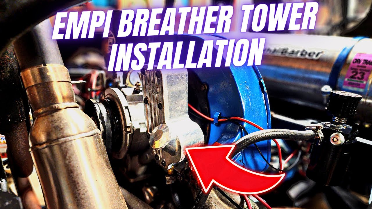 Установка масляного сапуна и заливной горловины EMPI на мой багги с двигателем Volkswagen Beetle