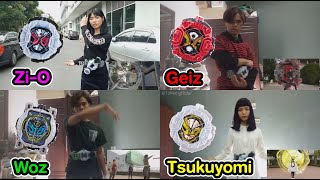 [仮面ライダージオウ] Memorial RideWatch【Kamen Rider ZI-O , Geiz , Woz , Tsukuyomi Henshin】