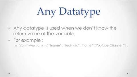 12 any datatype | typescript tutorials in hindi urdu