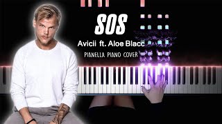 Avicii - SOS (ft. Aloe Blacc) | Piano Cover by Pianella Piano chords