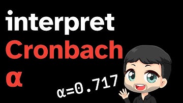 How to interpret Cronbach alphas