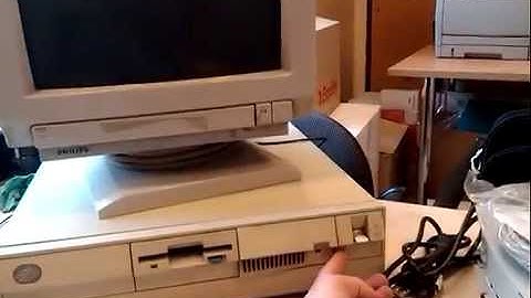 IBM PS/2 model 8555 boot up and error