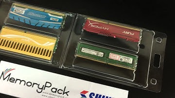 plastic clamshell packaging tested by Micron Memory ram module DDR4