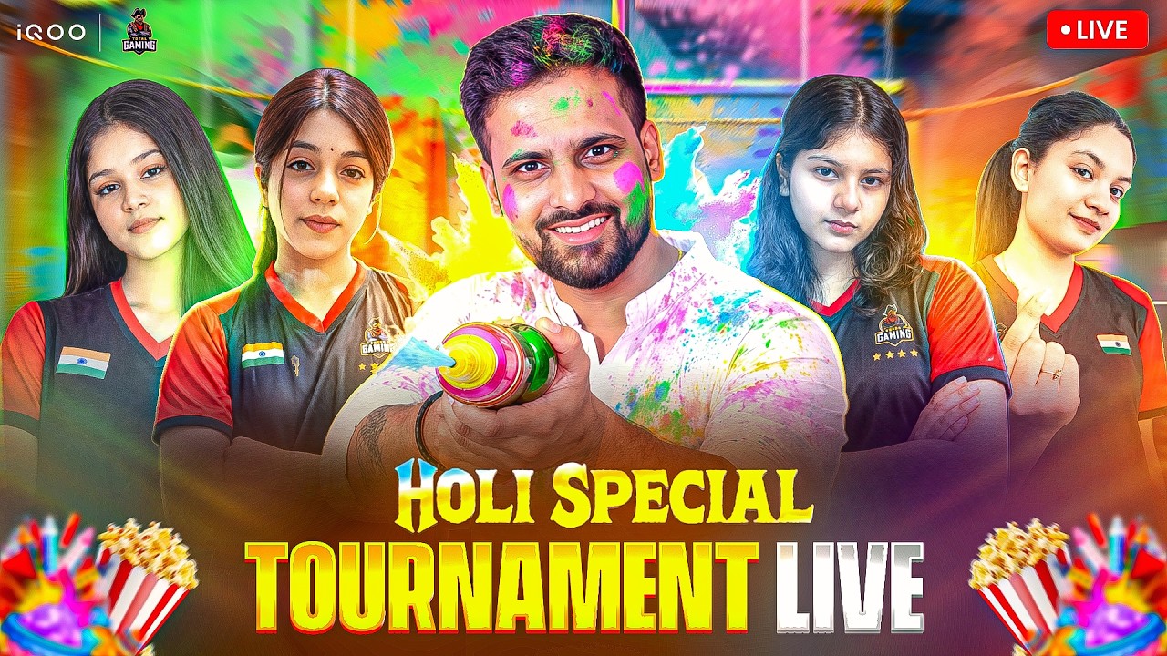 LETS SUPPORT FZ CUTIES BACK TO BACK TOURNAMENT LIVE WITH iQOO TOTAL GAMING LIVE  #freefirelive