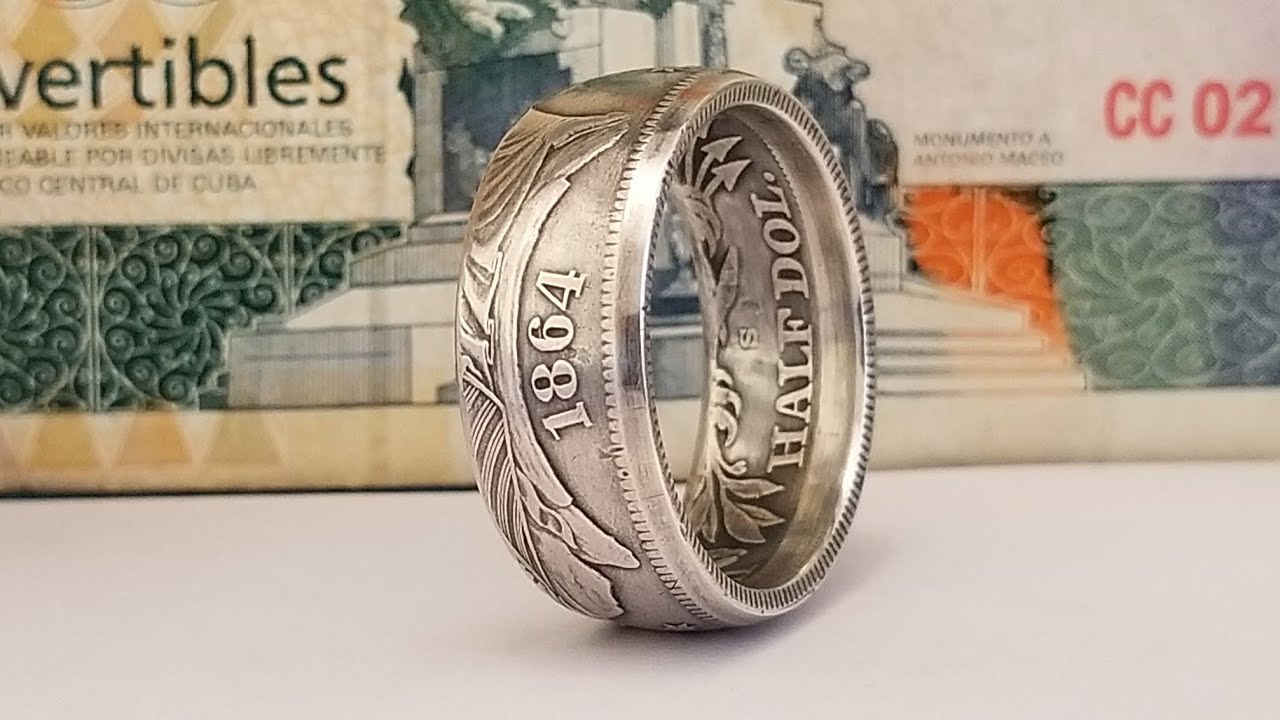 Making an 1864 Half Dollar Coin Ring and GIVEAWAY