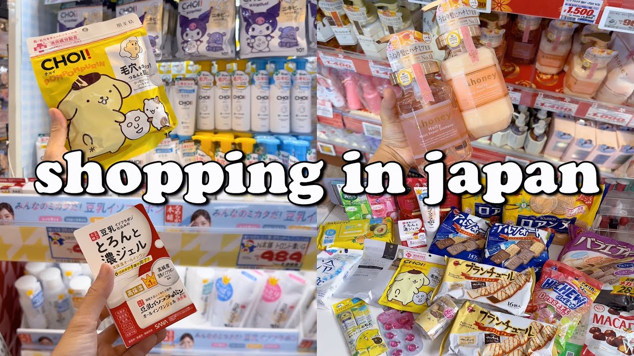 shopping in japan vlog 🇯🇵 skincare & makeup at Don Quijote 💸 huge snacks haul