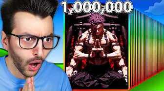 We Opened 1,000,000 Anime Card Packs To Battle In Roblox