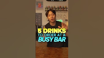 5 Drinks To Order At A Busy Bar #cocktails #bartender #bartending #mixology #barchemistry