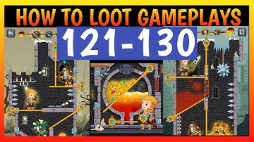 how to loot - pull pin Hero Rescue All levels - 121 - 130 Gameplay Walkthrough (Android & iOS)