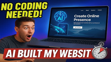 No Coding Needed! AI Built My ENTIRE Website in 5 Minutes