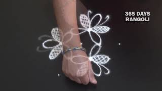 Rangoli No 116 / One minute rangoli design by 365 Days Rangoli