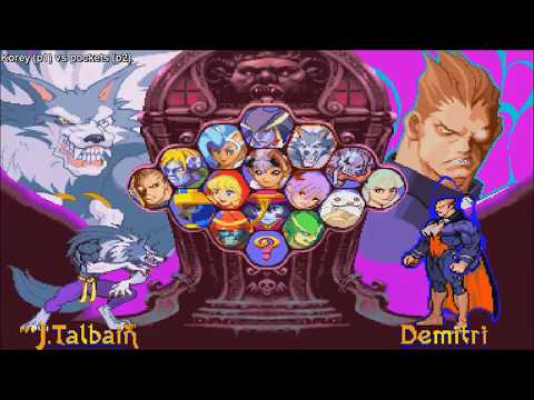 Fightcade - Vampire Savior - Korey(USA) Vs Pockets(USA)