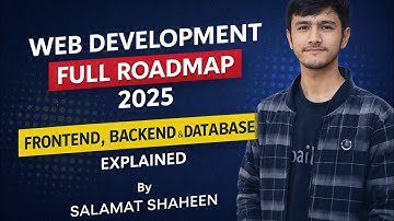 Web Development Full Roadmap 2025 | Frontend, Backend & Database for Beginners  | Salamat Shaheen 