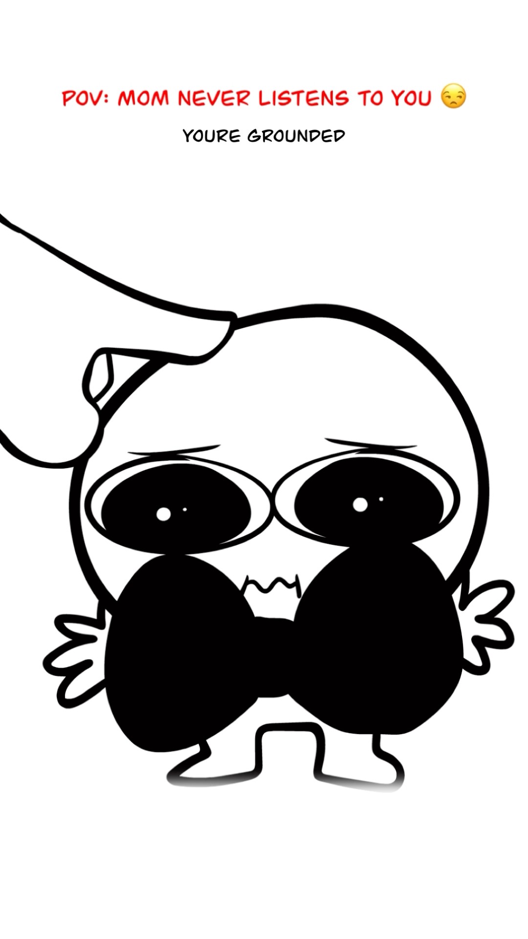 Mom Never Listens ? (Animation Meme) #shorts