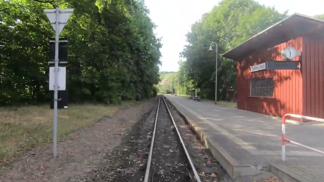 Lokmitfahrt auf der Lößnitzgrundbahn / von Radebeul Ost bis Moritzburg / Sommer 2023
