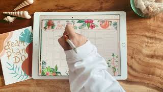 Plan with me | Digital planner + Noteshelf app