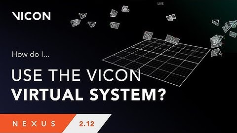 Vicon How To - Use the Vicon Virtual System
