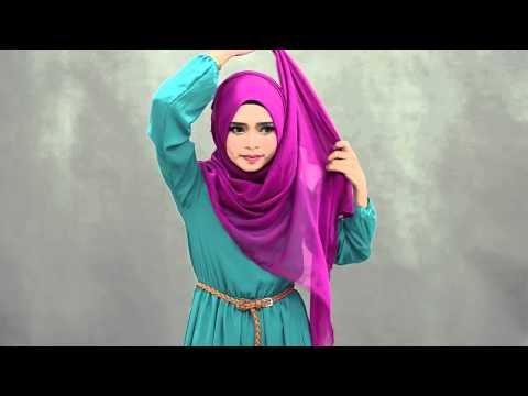 ROXANE shawl styling tutorial by Al-Humaira Contemporary 