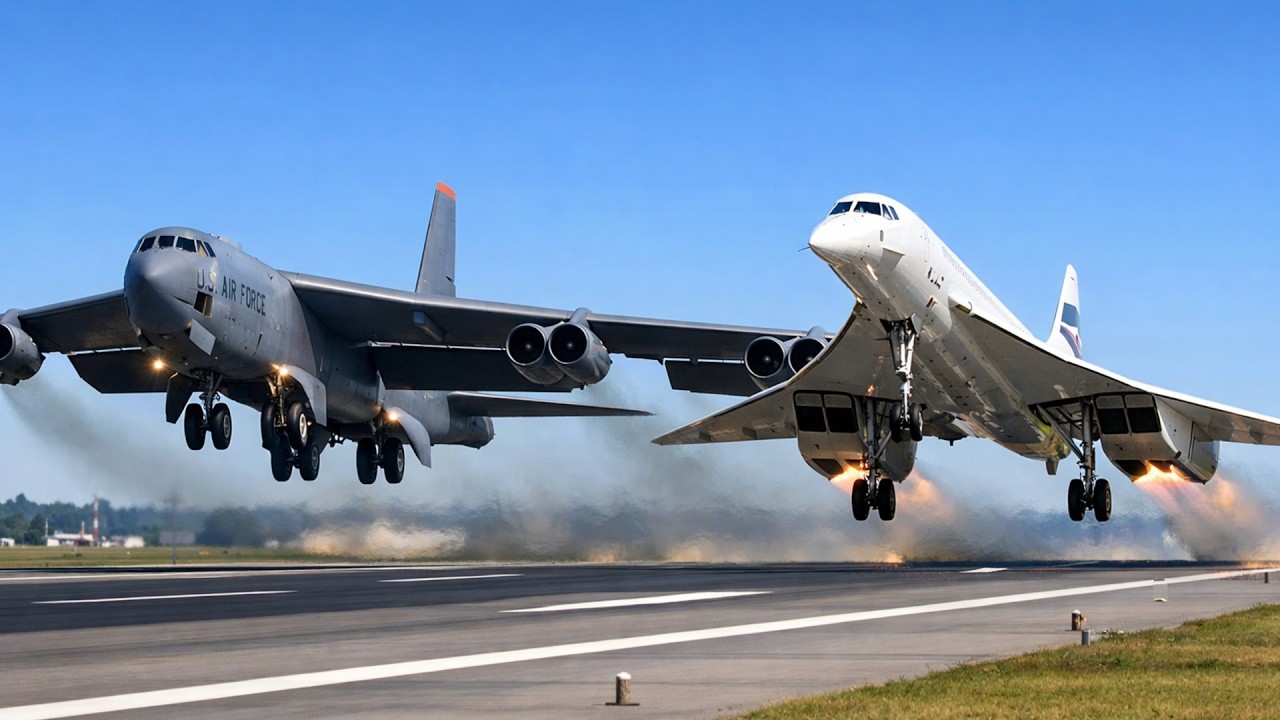 Legendary Takeoffs! B-52 Stratofortress & Concorde in MSFS 2020