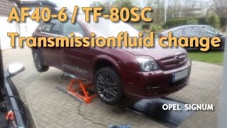 🔧 AF40-6 / TF-80SC ATF How To Oilchange ᴴᴰ