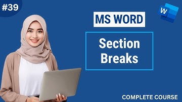 How to Insert Section Breaks in Microsoft Word | Next page, Continuous, Even & Odd page