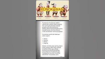 PUNAKAWAN - Tokoh karakter dalam Pewayangan #shorts #viralvideo