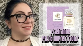 Fragrance First Impressions :: Tory Burch Jolie Fleur Lavande | Designer  Perfume - YouTube