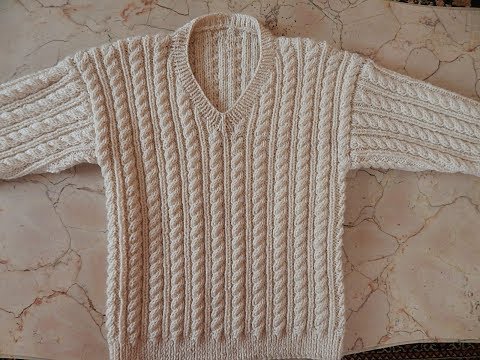 بلوفر تريكو لطفل 10 سنوات الجزء الأول