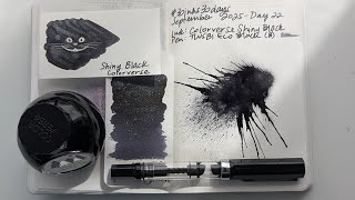 #30inks30days September 2025, Day 22 - Shiny Black