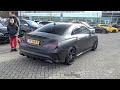 500HP Mercedes-AMG CLA 45 with Decat Downpipe - LOUD Revs & Accelerations !