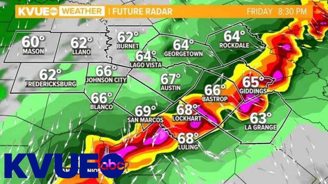 LIVE: Severe storm threat for all of Central Texas | KVUE - YouTube