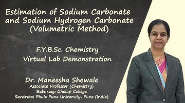 Estimation of Sodium carbonate and Sodium hydrogen carbonate by double indicator method